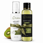 Velvet Glow & Velvet Touch Combo — Kiwi Extract, Vitamin C & Hyaluronic Acid Skincare Set