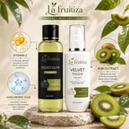 Velvet Glow & Velvet Touch Combo — Kiwi Extract, Vitamin C & Hyaluronic Acid Skincare Set