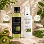 Velvet Glow & Velvet Touch Combo — Kiwi Extract, Vitamin C & Hyaluronic Acid Skincare Set