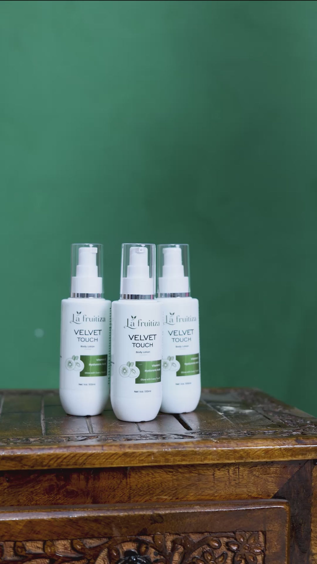 Velvet Touch Body Lotion with Kiwi Extract, Vitamin C & Hyaluronic Acid